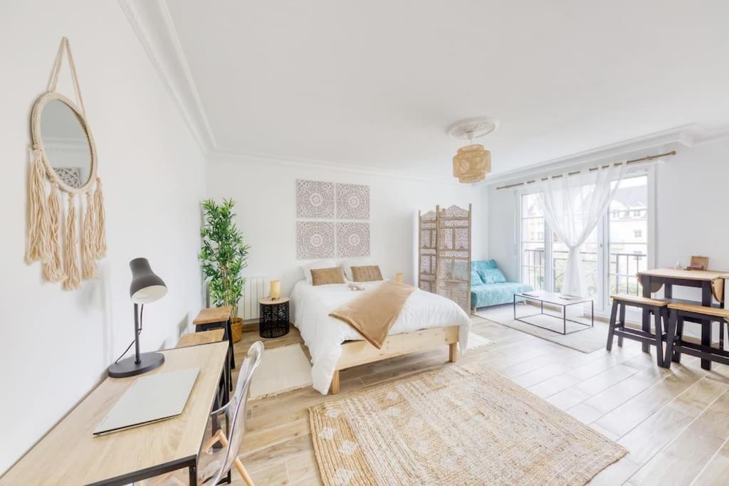 Studio Vue Direct Sur Le Port De Cergy, Parking Prive Gratuit 外观 照片
