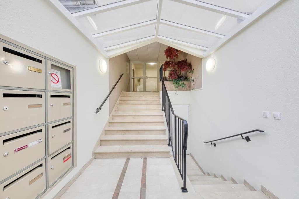 Studio Vue Direct Sur Le Port De Cergy, Parking Prive Gratuit 外观 照片